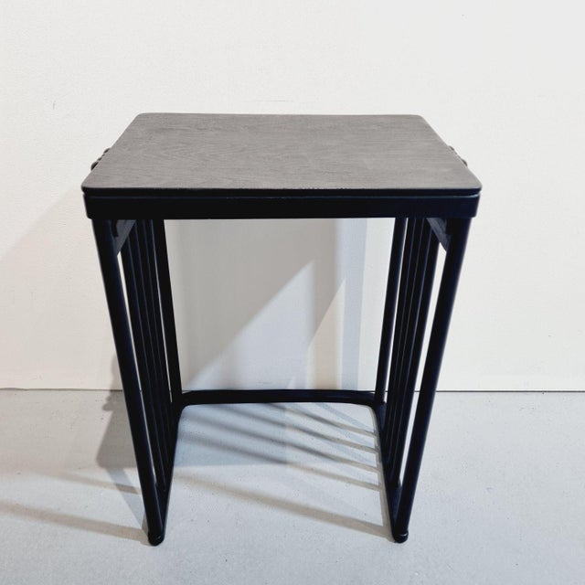 Wood Secessionist Side Table from Josef Hoffmann, Vienna, 1930s For Sale - Image 7 of 13
