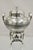 Antique Victorian Silver Plated Hand Hammered Samovar Coffee Pot Water Warmer For Sale - Image 9 of 11