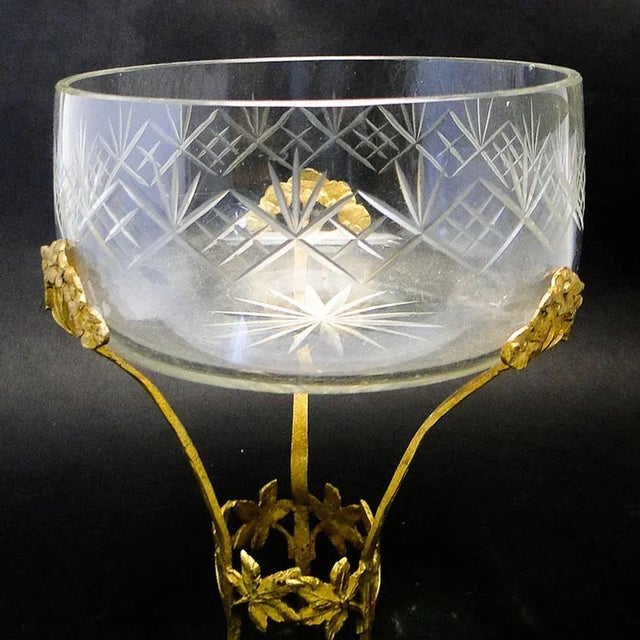 Art Nouveau Bowl on Stand, France, 1900s For Sale - Image 6 of 9