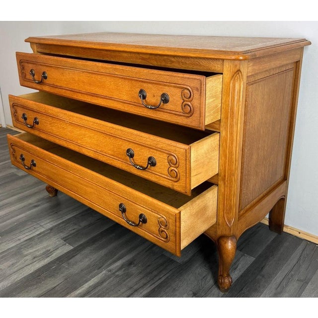 Vintage French Louis XIV Chest of Drawers For Sale - Image 10 of 11