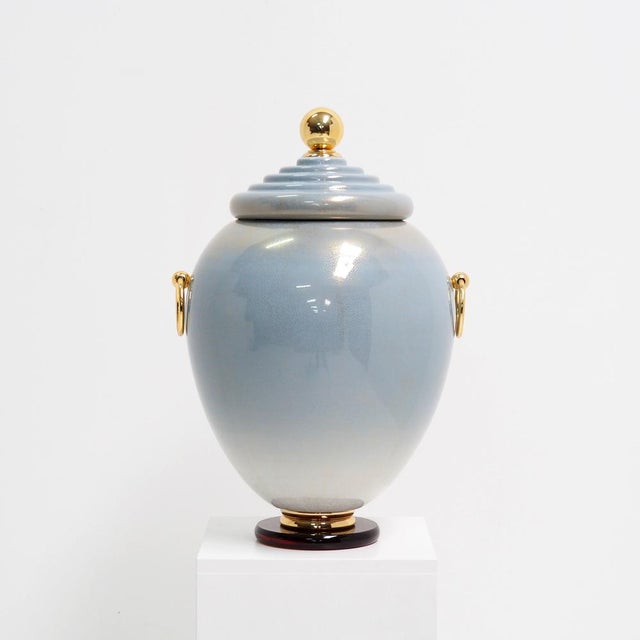 Italian Vase in Porcelain by Mangani, 1858 For Sale - Image 11 of 11