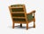 Henning Kjaernulf Style, Lounge Chairs, Oak, Fabric, Denmark, 1970s For Sale - Image 12 of 12