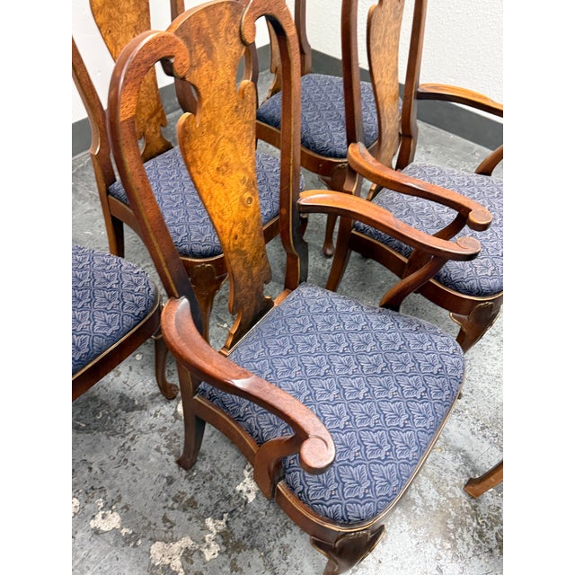 Henredon Vintage Folio Queen Anne Dining Chairs, Set of Six For Sale - Image 11 of 13