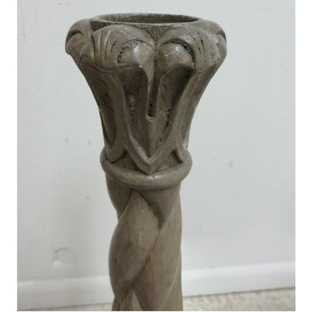 Pair John Richard Corinthian Greek Columns Candle Stand Stick pedestals For Sale - Image 10 of 10