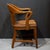 Antique Solid Quarter-Sawn Oak Banker's Chairs c.1934 For Sale - Image 4 of 18