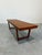 Wood Large Mid Century Modern Danish Teak Bench With Pull Out Tray For Sale - Image 7 of 12
