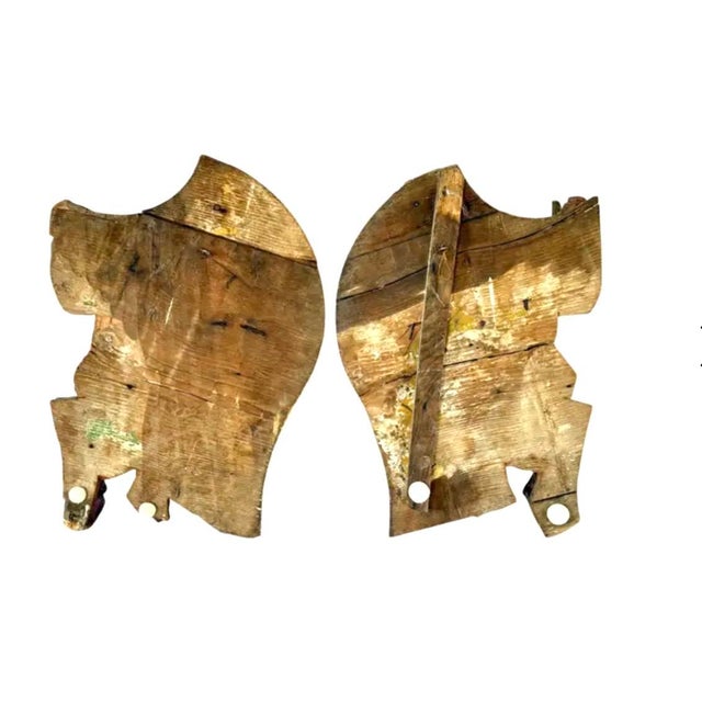 Italian Baroque Putti Sculptures, Hand-Carved Wood, 18th Century For Sale - Image 12 of 13