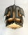 1960s Pendant Lamp in Flame-Cut Steel attributed to Svend Aage Holm Sørensen, Denmark, 1960s For Sale - Image 5 of 14