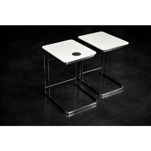 Vintage Italian White Coffee Tables by Antonio Citterio for Flexform, 1997, Set of 2 For Sale - Image 18 of 18