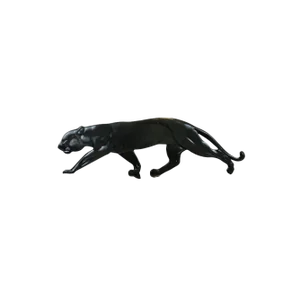 Art Deco Panther Sculpture, 1930s, Bronze