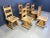 Brutalist Oak Dining Chairs, 1960s , Set of 6 For Sale - Image 11 of 12