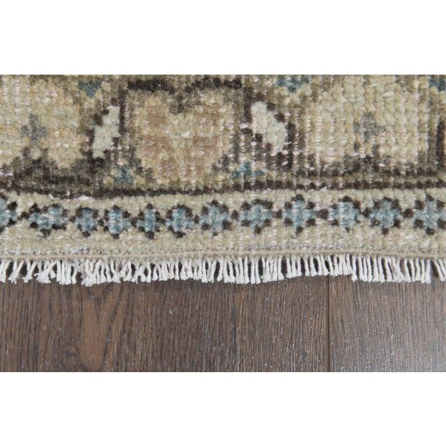 Traditional 1970s Vintage Persian Handmade Wool Cotton Orange Area Rug For Sale - Image 3 of 11