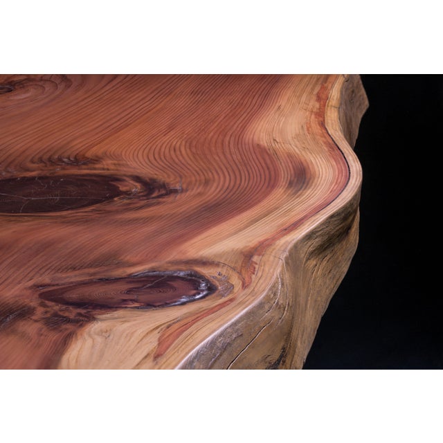 Wood Solivante Table by Davide Palardi For Sale - Image 7 of 9