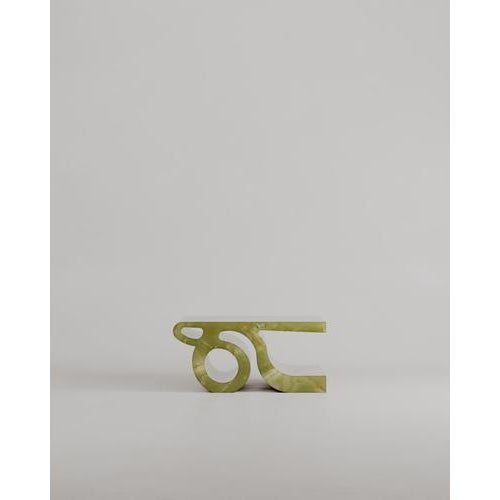 Travertino Giallo Joie Coffee Table by Esther Knopfler For Sale - Image 14 of 18