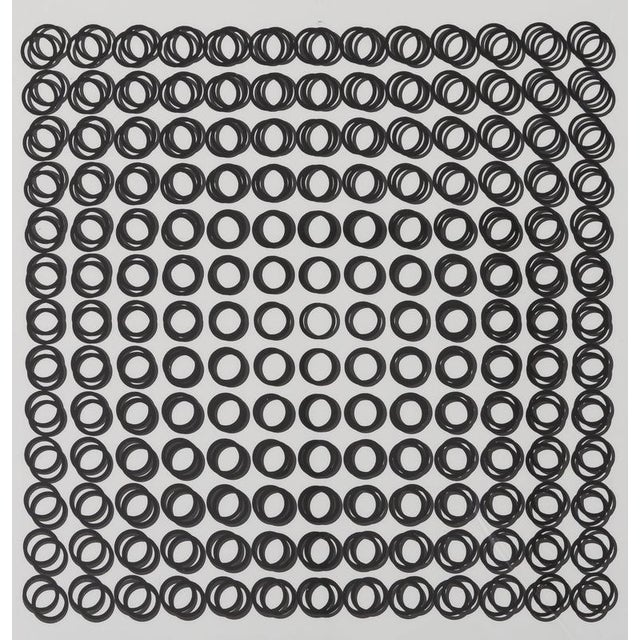 Victor Vasarely (1906-1997) Kinetic Composition VIII Double work composed of two plates, one on heavy paper and the other...