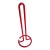 Vintage Red Metal Paper Towel Holder For Sale
