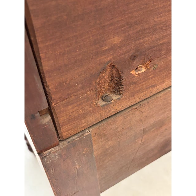 19th C American Cherry Plantation Desk Country Secretary Fall Front For Sale - Image 17 of 17