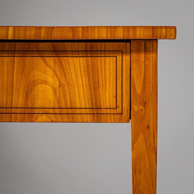 Wood Biedermeier Table in Cherrywood, 1820 For Sale - Image 7 of 10