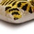 Ivory Golden Tiger Silk Velvet Lumbar Pillow – 16x24 Handmade Designer Cushion For Sale - Image 8 of 8