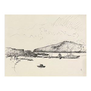 1970s Hayward Cirker Caribbean Drawing