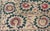 Antique Uzbekistan Suzani Textile With Medallion and Floral Vine Embroidery For Sale - Image 10 of 17