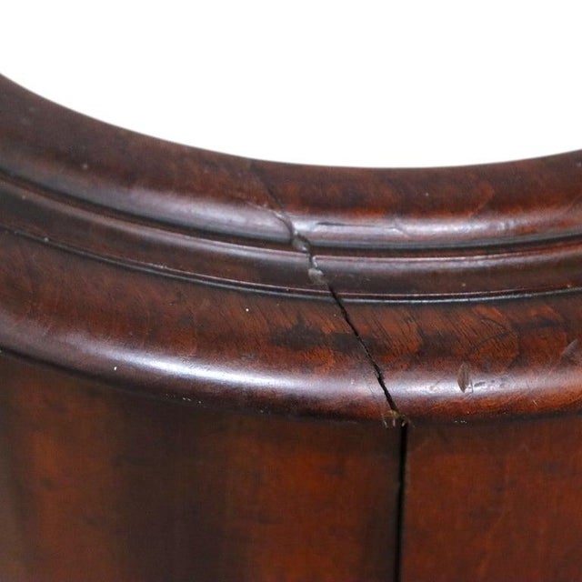 American Empire Mahogany Marble Top Mixing Table C1840 For Sale - Image 6 of 8