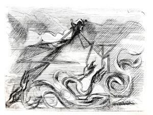 Jacques Villon - Surreal Cubism - Original Etching 1946