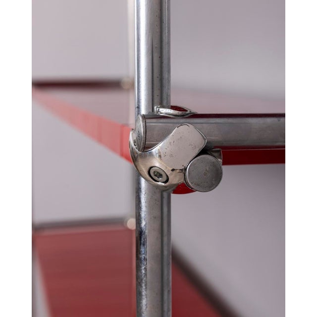 Vintage Industrial Chromed Metal Shelf, 1970s For Sale - Image 4 of 12