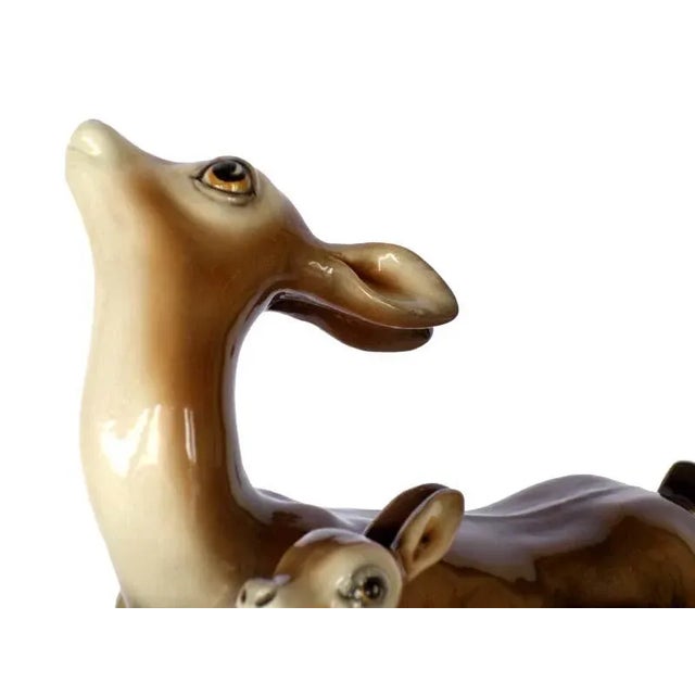 Italian Art Deco Fawn Figure from Gennai, 1930s For Sale - Image 4 of 6