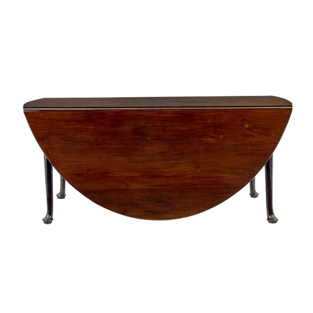 Early 19th Century Large Georgian Gate Leg Dining Table, 1800 For Sale - Image 5 of 9