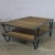 Vintage American Industrial 2 Pallet Coffee Table Oak and Steel Three by Five Feet For Sale - Image 11 of 11