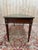 Brown Louis XVI Style Flat Desk in Solid Wood For Sale - Image 8 of 9