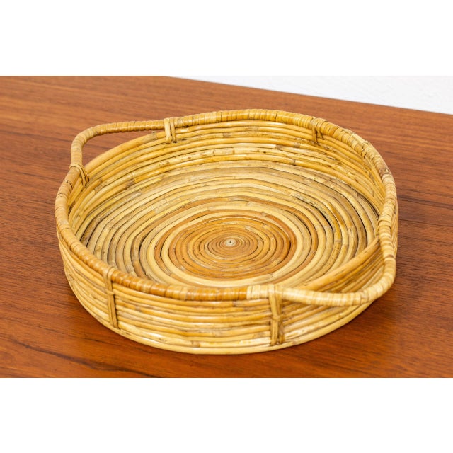 Rattan Basket Finland, 1950s For Sale - Image 6 of 6