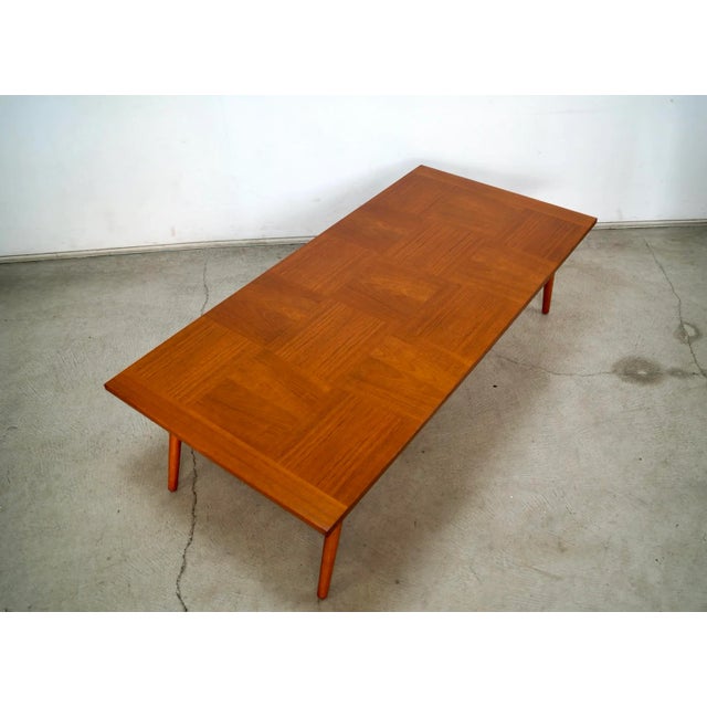 P. S. Heggen 1960’s Mid-Century Danish Modern Teak Coffee Table For Sale - Image 4 of 12