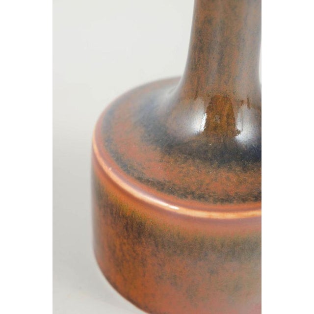 Ceramic Vase with Slender Neck by Carl-Harry Stålhane for Rörstrand, 20th Century For Sale - Image 3 of 5
