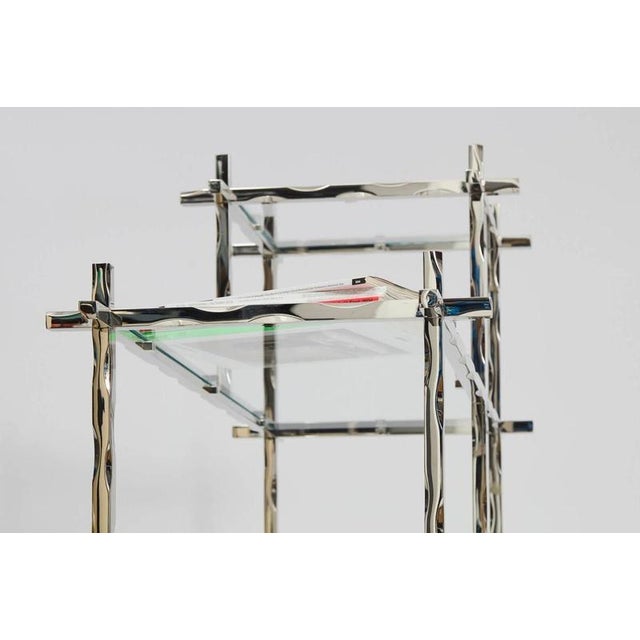 Not Yet Made - Made To Order Geometric Fluide Bookcase by Jennifer Midoz For Sale - Image 5 of 12