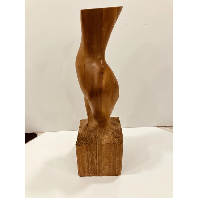 Abstract Mid Century Sculpture Signed David Chamberlain For Sale - Image 3 of 5