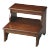 Melrose Step Stool, Medium Brown For Sale