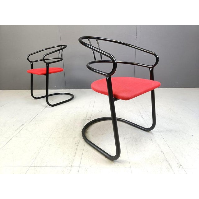 Post Modern Dining Chairs, 1980s, Set of 6 For Sale - Image 9 of 10