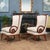 1990s Nvin0563 Pair Feather Carved Fireside Chairs For Sale - Image 10 of 15
