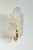 Vintage Hollywood Regency Murano Graniglia Glass Leaf Wall Sconces in Brass, 1970s, Set of 2 For Sale - Image 15 of 18