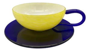 Italian Murano Glass Cup by Ivan Baj for Arcade