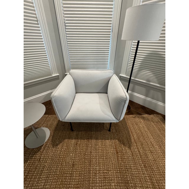 Textile Sculptural Modern Lounge Chair For Sale - Image 7 of 7