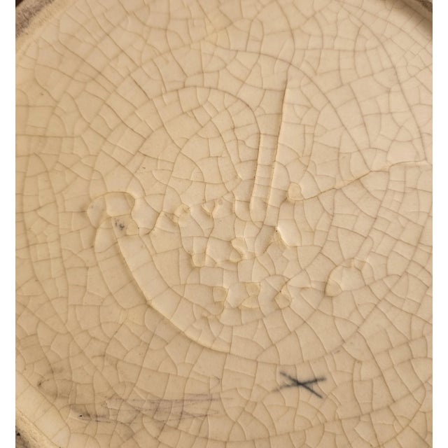 1940s Roseville "Apple Blossom" Green Bowl For Sale - Image 12 of 12