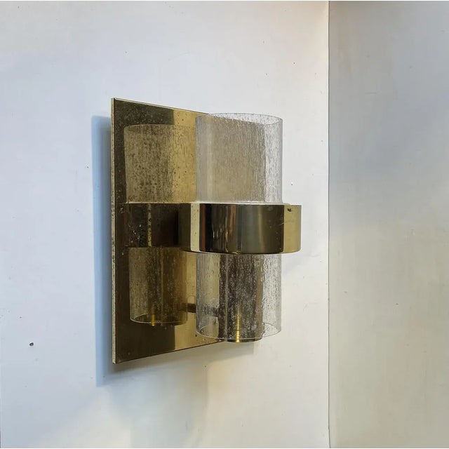 Scandinavian Modern Maritime Brass Sconces by Jonas Hidle for Høvik Verk, 1970s, Set of 2 For Sale - Image 8 of 9