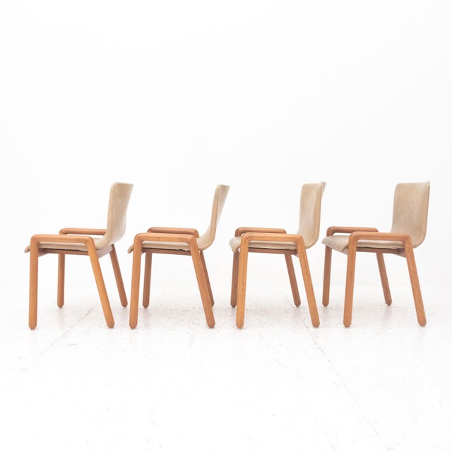 Mid-Century Modern Dilos Chairs by Guido Faleschini for I4 Mariani, Italy, 1970s, Set of 4 For Sale - Image 3 of 18