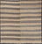 Tribal Turkish Vintage Kilim Striped Rug in Brown, Blue & Cream 5'3 X 12'4 For Sale - Image 3 of 11