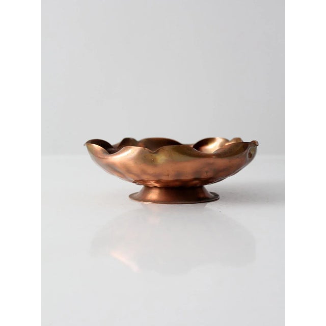 Vintage Gregorian Copper Bowl For Sale - Image 4 of 9