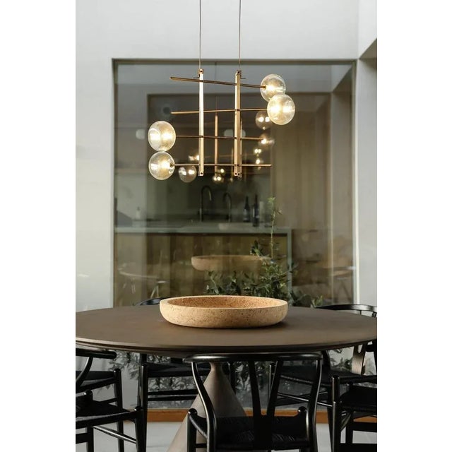 Modular Chandelier 4 Lamps by Contain For Sale - Image 6 of 9