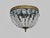 Gold Vintage Two-Light Crown-Shaped Ceiling Light, 1960s For Sale - Image 8 of 8